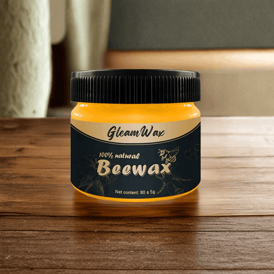 Luxury wood beeswax for a glowing home aesthetic.