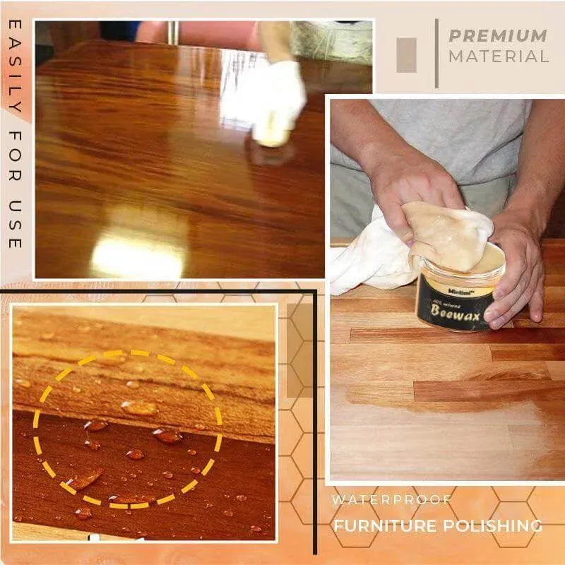Non-toxic beeswax safe for nursery and children’s furniture.